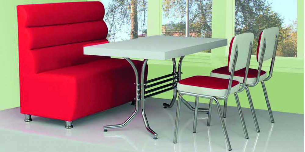 BM 310 Kromajlı Masa Ayağı + MDF LAM MASA TABLASI