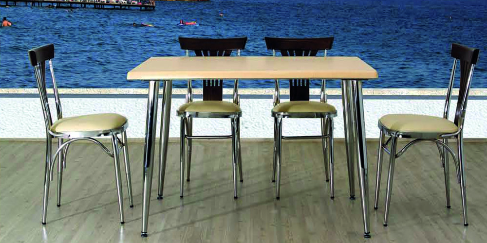 BS 106 Metal Ahşaplı Sandalye